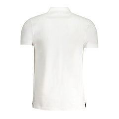 Cavalli Class "Bianco Cotton Men's Polo Shirt"