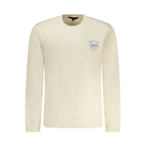 Lee Beige Cotton Men Sweater