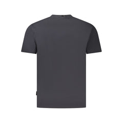 Napapijri Schwarzes Baumwoll-Herren-T-Shirt