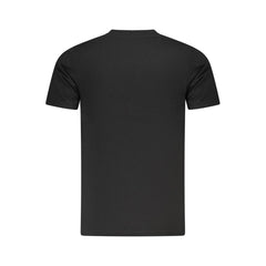 Cavalli Class Nero Cotton Men T-Shirt