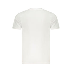 Cavalli Class Bianco Cotton Men T-Shirt