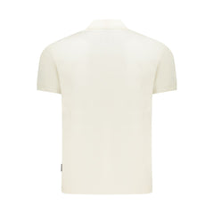 Napapijri White Cotton Men Polo Shirt