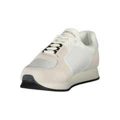 Calvin Klein Weißer Polyurethan Herren-Sneaker