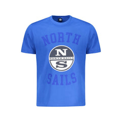 North Sails Herren T-Shirt aus blauer Baumwolle