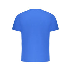 North Sails Blue Cotton Men T-Shirt