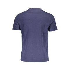 Guess Jeans Blaues Bio-Baumwoll-Herrenhemd