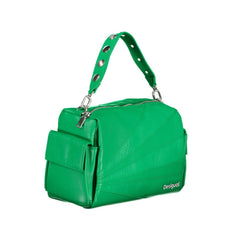 Desigual Grüne Handtasche für Damen aus Polyurethan