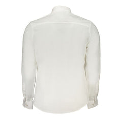 North Sails Bianco Herrenhemd aus Bio-Baumwolle