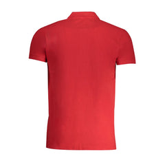 Cavalli Class Rotes Poloshirt aus Baumwolle für Herren