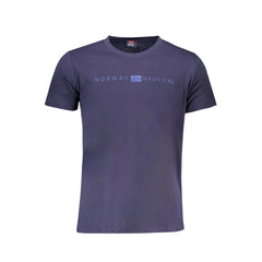 Norwegen 1963 Blaues Baumwoll-Herren-T-Shirt
