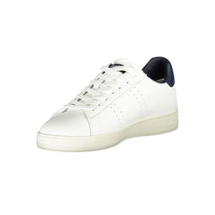 Blauer White Leather Men Sneaker