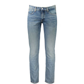 Calvin Klein Blu Cotton Men's Slim Jeans
