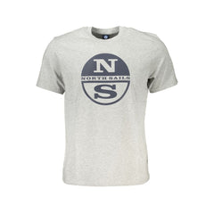 North Sails Grigio Cotton Men's T-Shirt