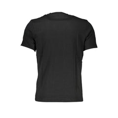 North Sails Schwarzes Baumwoll-T-Shirt für Herren