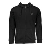Sergio Tacchini Black Cotton Men's Hooded Sweater