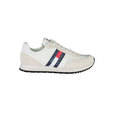 Tommy Hilfiger Sneaker aus weißem und beigem Polyester für Herren