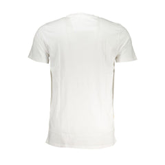 Cavalli Class Herren-T-Shirt aus weißer Baumwolle