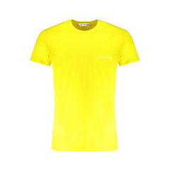 Trussardi gelbes Herren-T-Shirt aus Baumwolle