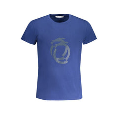 Trussardi Blue Cotton Herren T-Shirt