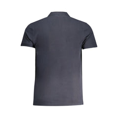 Cavalli Class Blaues Baumwoll-Polohemd für Herren