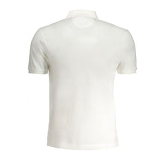 La Martina Weißes Herren-Poloshirt aus Baumwolle