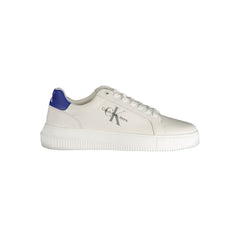 Calvin Klein Herren-Sneaker aus weißem Leder