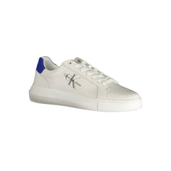 Calvin Klein Herren-Sneaker aus weißem Leder