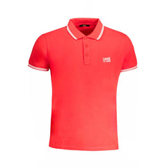 Cavalli Class Rotes Poloshirt aus Baumwolle für Herren