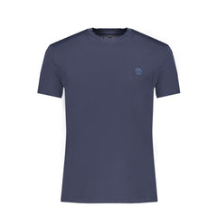Timberland Blue Cotton Men's Slim-Fit T-Shirt