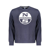 North Sails Blue Cotton Men Sweater