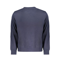 North Sails Blue Cotton Men Sweatshirt