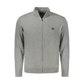 Norway 1963 Blaue Polyamid Herren Strickjacke