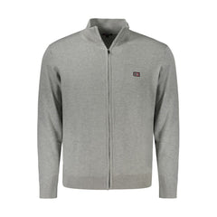 Norway 1963 Blaue Polyamid Herren Strickjacke