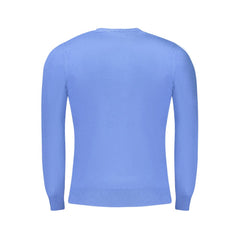 Cavalli Class Blauer Herrenpullover aus Viskose
