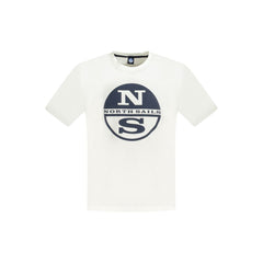 North Sails White Cotton Men's T-Shirt