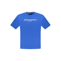 North Sails Blaues Baumwoll-T-Shirt für Herren