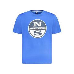 North Sails Blue Cotton Men's T-Shirt