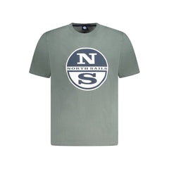 North Sails Verde Herren-T-Shirt aus Baumwolle