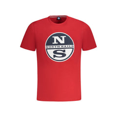 North Sails Rosso Baumwoll-Herren-T-Shirt