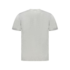 North Sails Grigio Herren T-Shirt aus Baumwolle