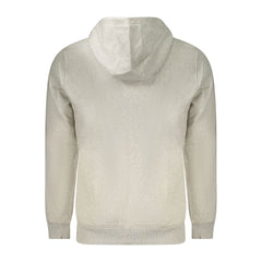 Tommy Hilfiger Graues Baumwoll-Herren-Sweatshirt mit Kapuze