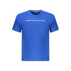 North Sails Blaues Baumwoll-T-Shirt für Herren