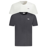 Fila Black Organic Cotton Men's T-Shirt