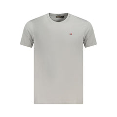 Napapijri Graues Baumwoll T-Shirt für Herren