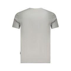 Napapijri Graues Baumwoll T-Shirt für Herren