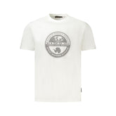 Napapijri White Cotton Men T-Shirt