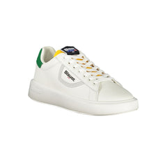 Blauer White Polyurethan Herren Sneaker