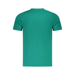 Cavalli Class Grünes Baumwoll-T-Shirt für Herren