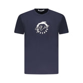 Trussardi Blue Cotton Men T-Shirt