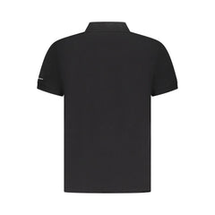 Trussardi Schwarzes Baumwoll-Polohemd für Herren